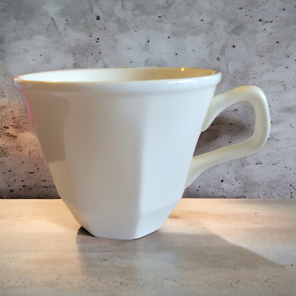 1 Homer Laughlin COLONIAL WHITE Coffee Tea Hot Chocolate Cup Mug